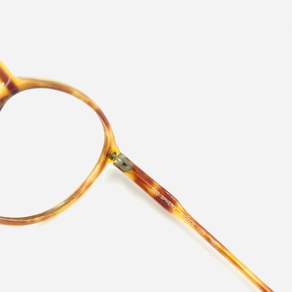 Vintage Fratelli Lozza Brown Oval Sunglasses Frames - Picture 5 of 6